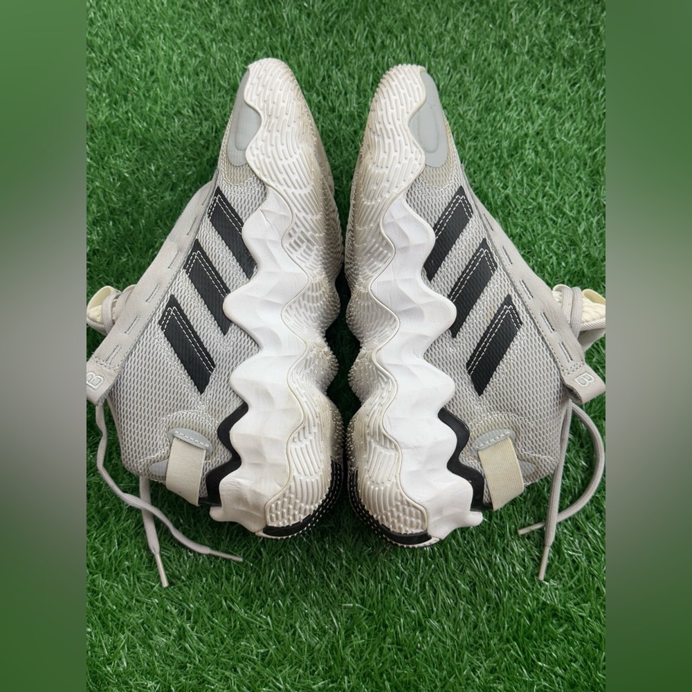 Adidas‎ Exhibit B Mid AGY8983 Women’s Basketball Shoes Gray Black White Size 8.5